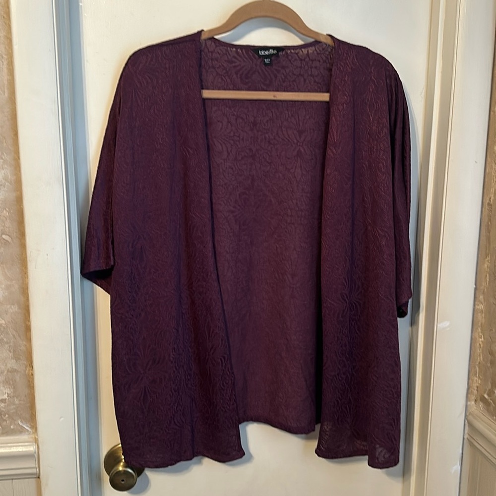 Light Weight Knit Open Cardigan Size 12/14